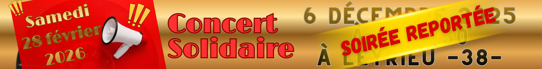 Concert solidaire 06/12/2025